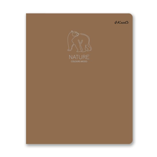 Тетрадь ученическая общая, пантон, A5+ 96 л. на скобе 60 г/м², белизна 100%, 5 шт, клетка в термоусадочной пленке, 000786 Заповедный мотив, Светоч 96ТЕТк-005