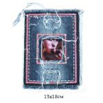 Аппликация пришивная джинсовые Гламур 13х18 см