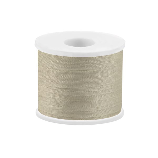 Лента (тесьма) шелковая 7.0 мм / 45.5±0.5 метров, №006 молочный, Gamma SR-7