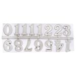 Цифры арабские для часов 2,5см (серебро), 5AS-085