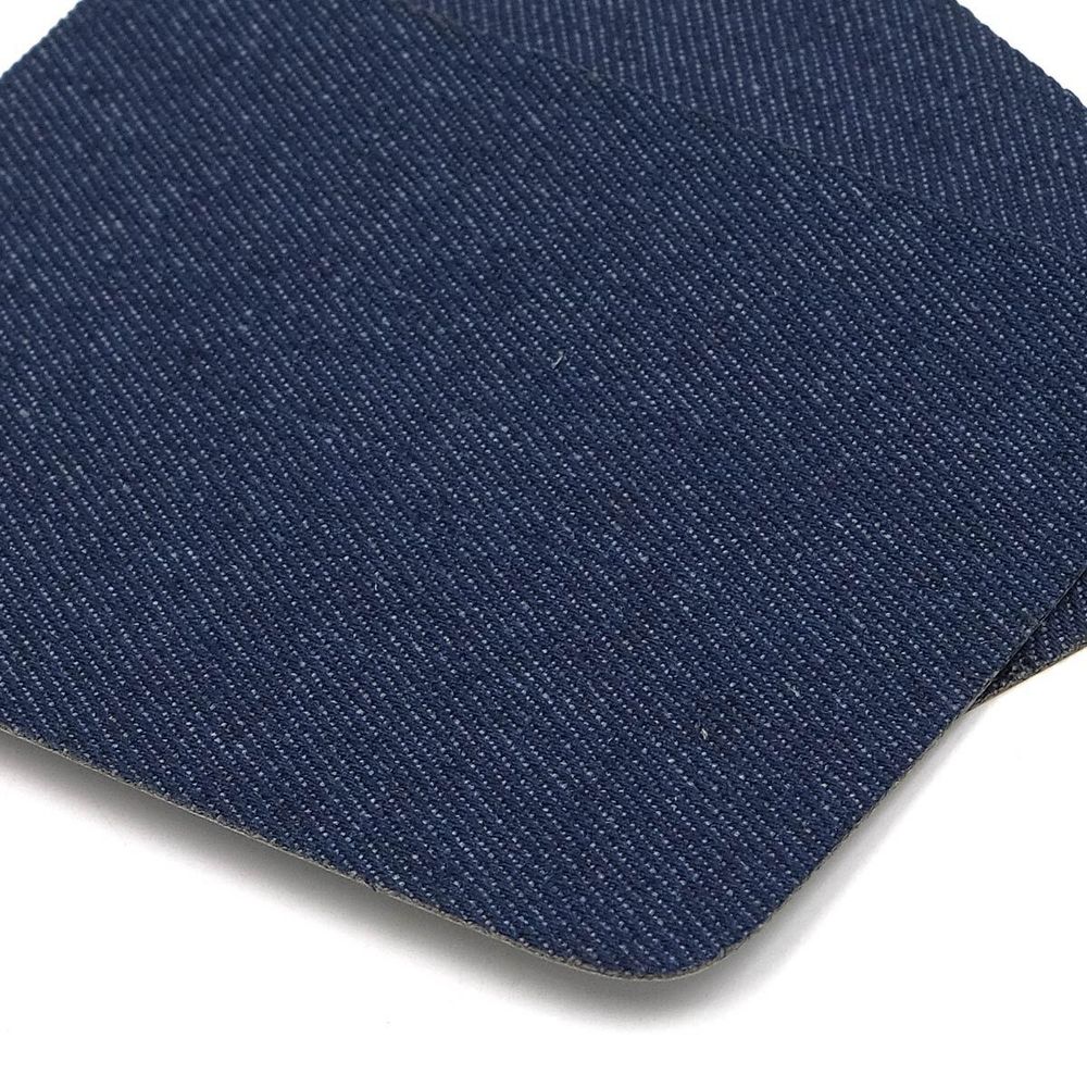 Термозаплатка, джинс, 90x120мм (т.синий (blue4)), AZ08, 2 шт