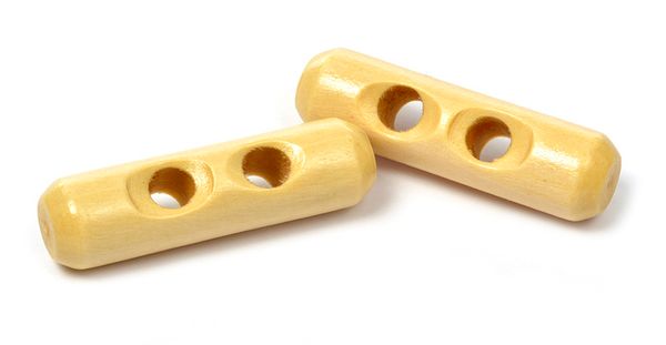 Пуговицы деревянные 2 прокола, 80L-51 мм, TBY BT.WD.046, цв.002 натуральный, 20 шт