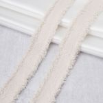 Тесьма отделочная твидовая 40 мм / 41.14 метра, молочный, 3Al286