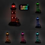 Пазл Серия Архитектура 72 элемента с LED подсветкой, Приморский маяк, Rezark, RAZ-013