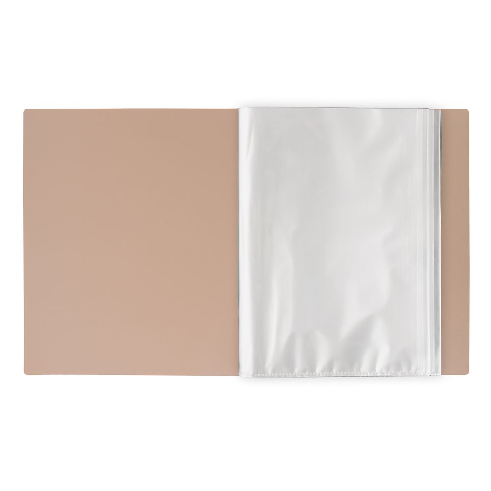 Папка с вкладышами 40 л. A4 600 мкм 20 мм, эффект 3D, 6 шт, бежевый new EC211700127, Expert Complete EC211700127