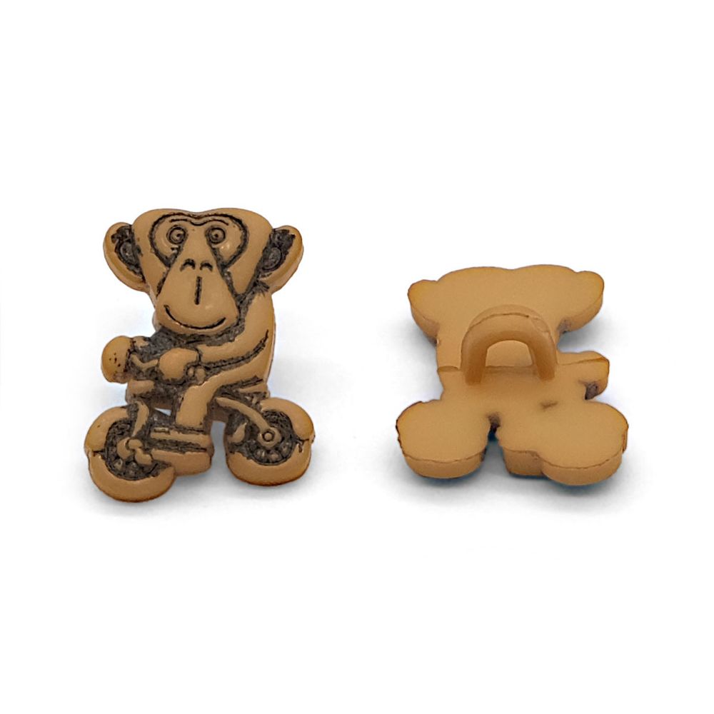 Пуговицы детские Обезьяна (48057) 21мм (281), 72 шт