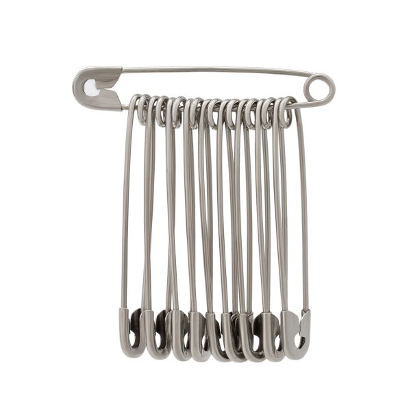 Булавки английские l=55 мм, никель, 1000 шт, С-61