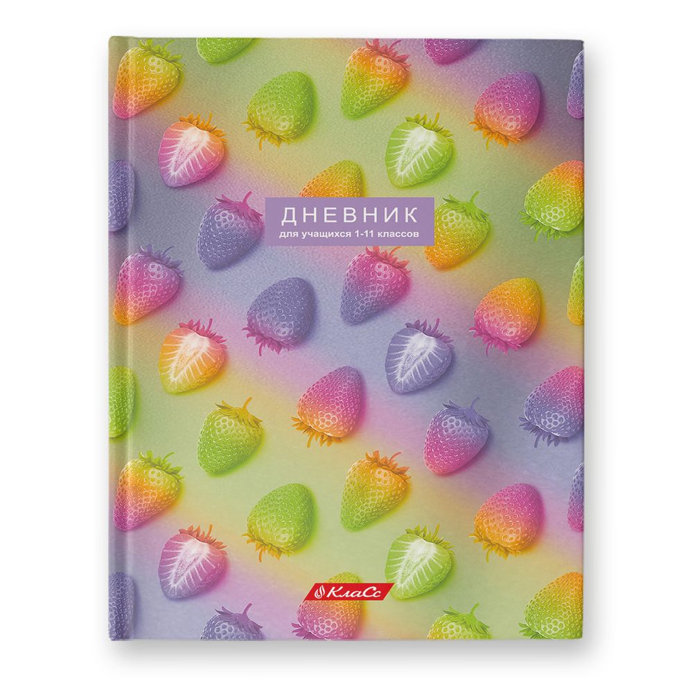 Дневник школьный 1-11 класс, металлизация, A5+ 40 л. 12 шт, твердый переплет 60 г/м², 40ДТ5_000014 Дольки солнечного дня, Светоч