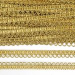 Тесьма отделочная 12 мм, 9600 цв.золото уп.13.71м
