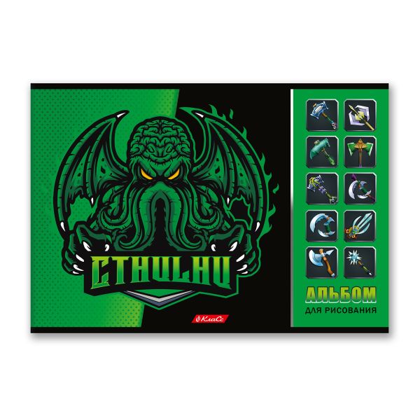 Альбом для рисования 100 г/м², A4 29х20.5 см, на скобе 48 л., 10 шт, 48АЛСК4_000263 Сыграем?, Светоч