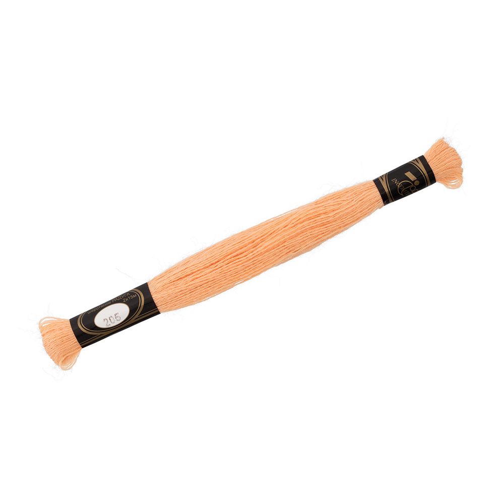 Мулине Радуга, цв.205 персиковый, Россия, 8 мотков по 15 метров