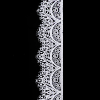 Кружево эластичное (стрейч) 60 мм / 3 метра, C501 белый