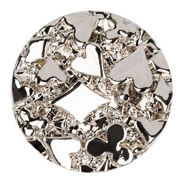 Пуговицы на ножке металл 17 мм, 6 шт, 04 никель, Blitz MB 0230