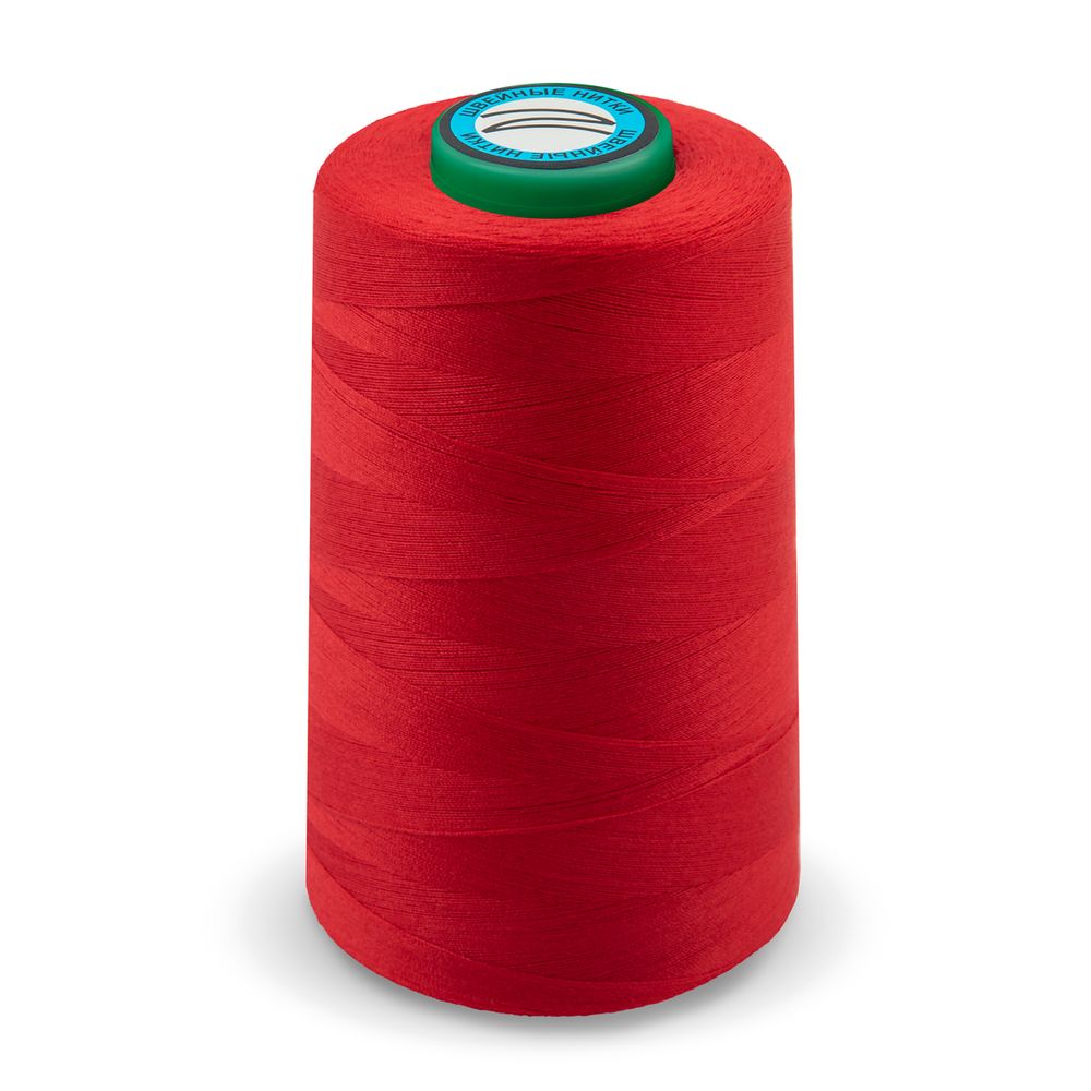 Нитки универсальные Nitka 40/2, 4570 м (5000 ярд) / 1 кат., 113 красный