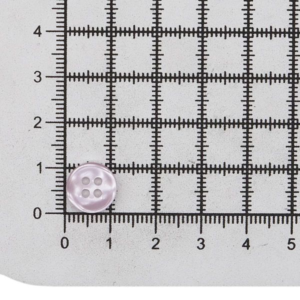 Пуговицы 4 прокола 18L (11мм), (col.17 сиреневый) CB, 72 шт