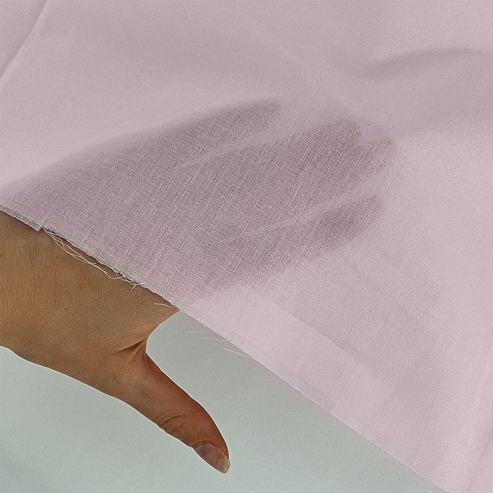 Батист 72 г/м², 150 см / 5 метров, TBY.Bt.04.5, цв.св.розовый