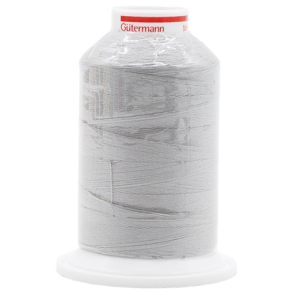 Нитки оверлочные Gutermann Miniking, 1000м, 038 св.серый, 5 катушек