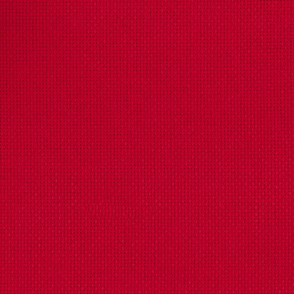Канва Aida 14 ct, 150х100 см, 100% хлопок, красный, Gamma K04