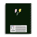 Тетрадь общая с запечатан. пластик. обложкой, 500 мкр, A5+ 96 л. на гребне 65 г/м², белизна 100%, 4 шт, клетка, 000826 Разряд-шоу, Светоч ТЕТ96-002