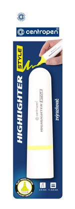 Набор текстовыделителей HIGHLIGHTER STYLE 6252/4 КК-4 1-4 мм, 4 цв. скошенное, 6252/4 КК-4 FLUO, Centropen 6252/4 КК-4