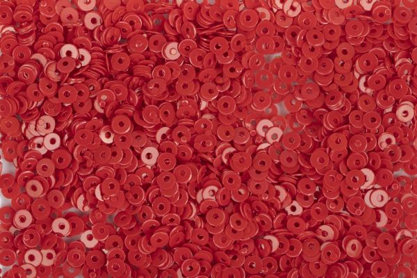 Пайетки Zlatka россыпью ZF-09/1 3 мм, 50 г (5х10 г), №06 красный