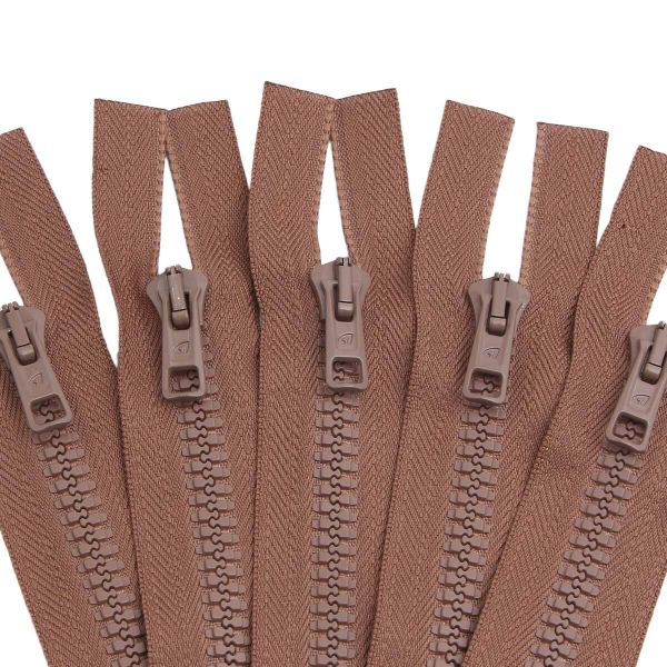 Молния трактор Arta Т6 (6 мм) 1 зам., разъем., 50 см, цв. 072 бежевый, уп.5 шт