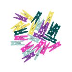 Прищепки декоративные 2.5 см, 125 шт, 08 В расцвете, Mr.Painter DKN-04