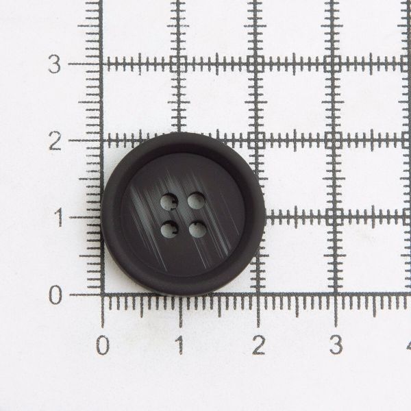 Пуговицы 4 прокола 34L (21мм), (Black (черный)), 24 шт, 613989-2