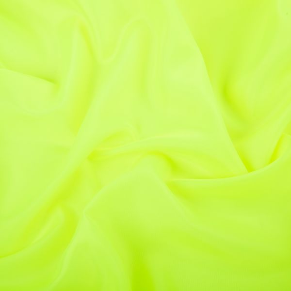 Ткань подкладочная (таффета) 180Т, 57 г/м², 500х152 см, 501 люминесцентно-желтый, Gamma 180Т