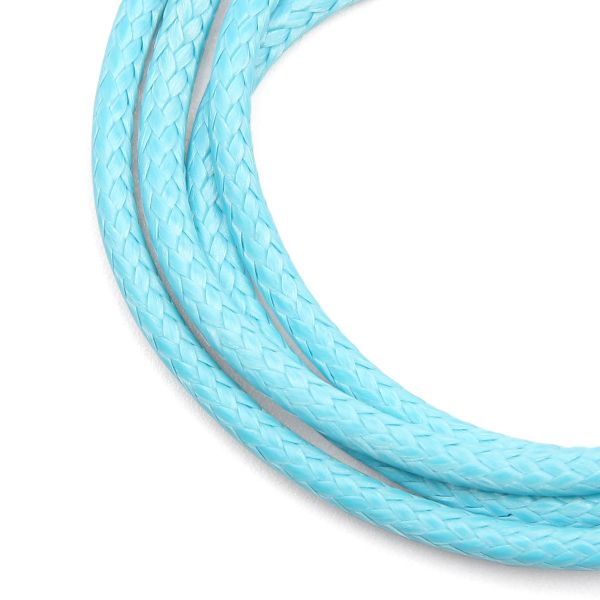 Шнур вощеный с замком, 2мм, 45см. Astra&Craft (41 голубой), 4AR343