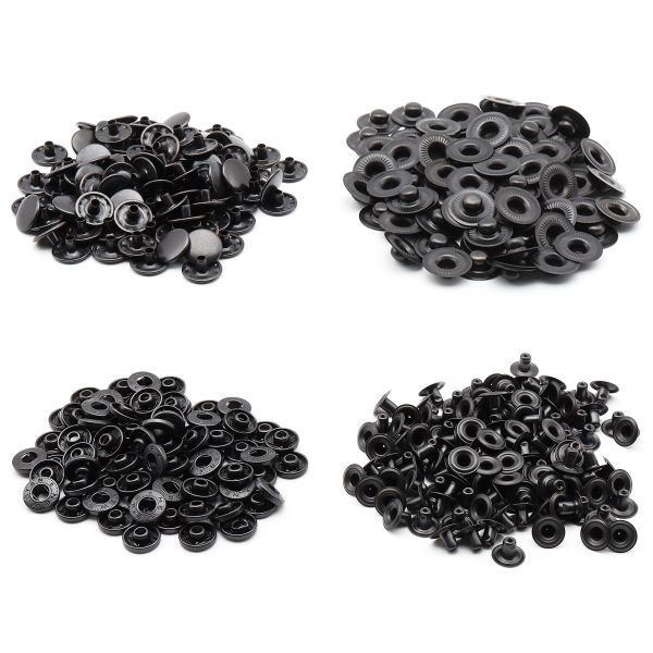 Кнопка Альфа (S-образная) ⌀15.0 мм, ≈720 шт, СТАЛЬ, оксид, NEW STAR