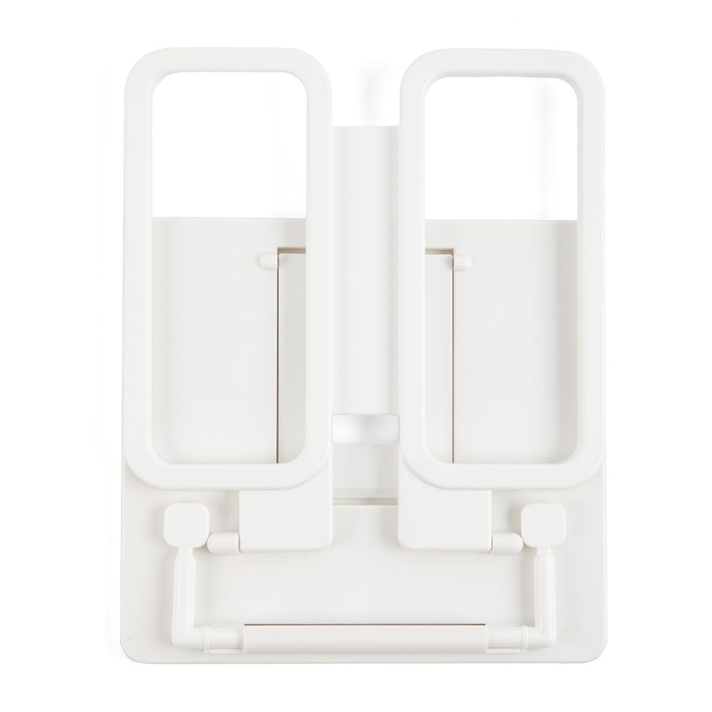 Подставка для книг пластиковая (базовые цвета), белый, Лео LPDK-01