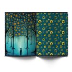 Тетрадь ученическая общая, матовый сплошной лак+запечат.форзац+титул лист A5+ 48 л. на скобе 65 г/м², белизна 100 %, 10 шт, клетка, 01122 Загадочные коты, Светоч Т76