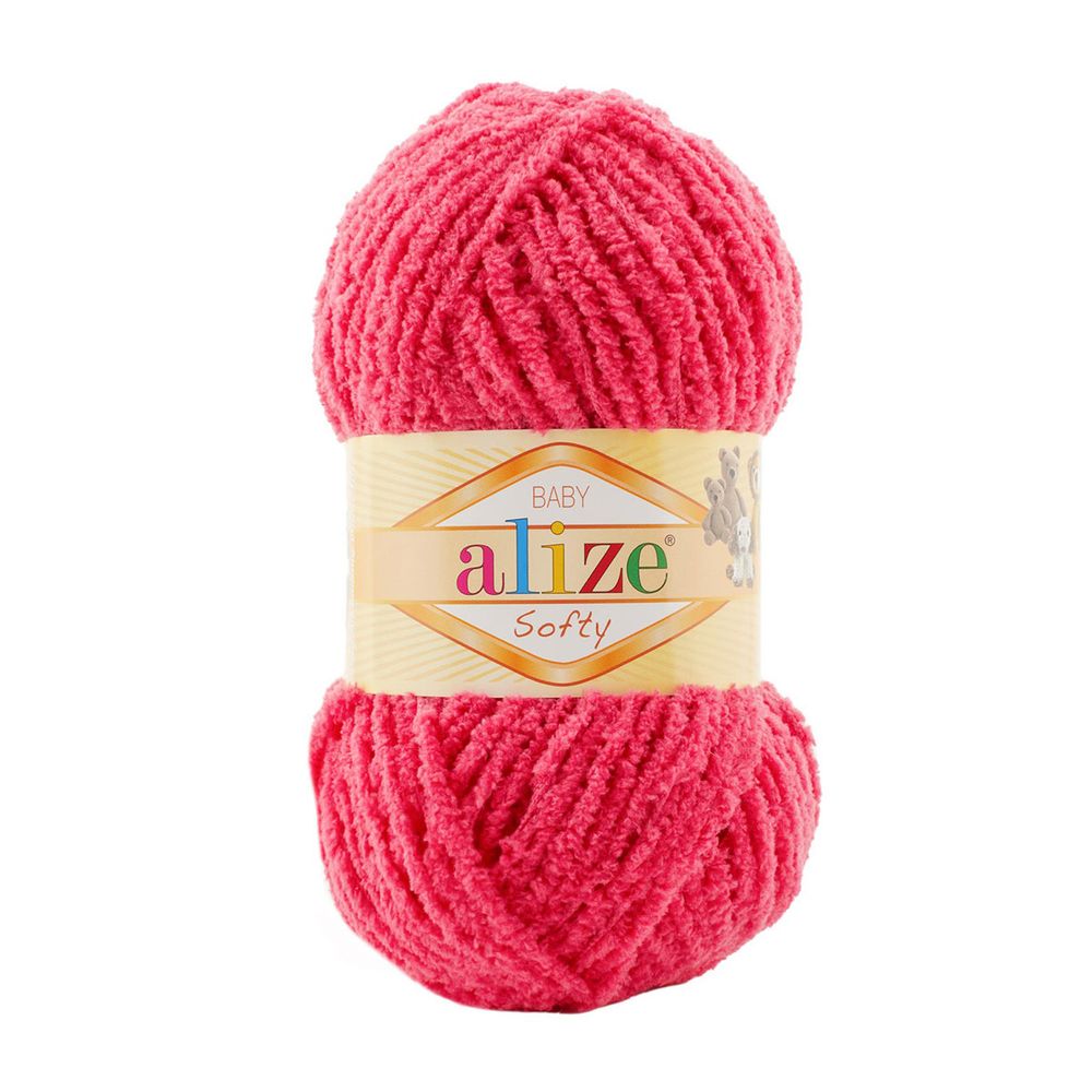 Пряжа Alize (Ализе) Softy / уп.5 мот. по 50 г, 115м, 798 бугенвиллия