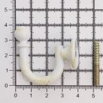 Крючок-держатель для подхватов 35 мм, металл, 9 золото/белый, A681(K-12)