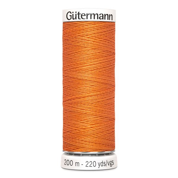 Нитки универсальные Gutermann Sew-all, 200м, 285 персиково-рыжий, 5 катушек