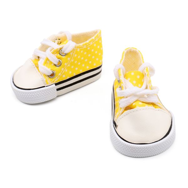Кеды для кукол 7.5х4х3.5 см, 1 пара, Astra&Craft (желтый), SH-0037