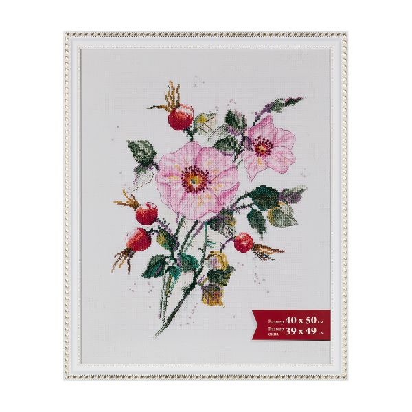 Рамка для картины (фото) пластик с оргстеклом 40х50 см, белый, Gamma ПРК-16