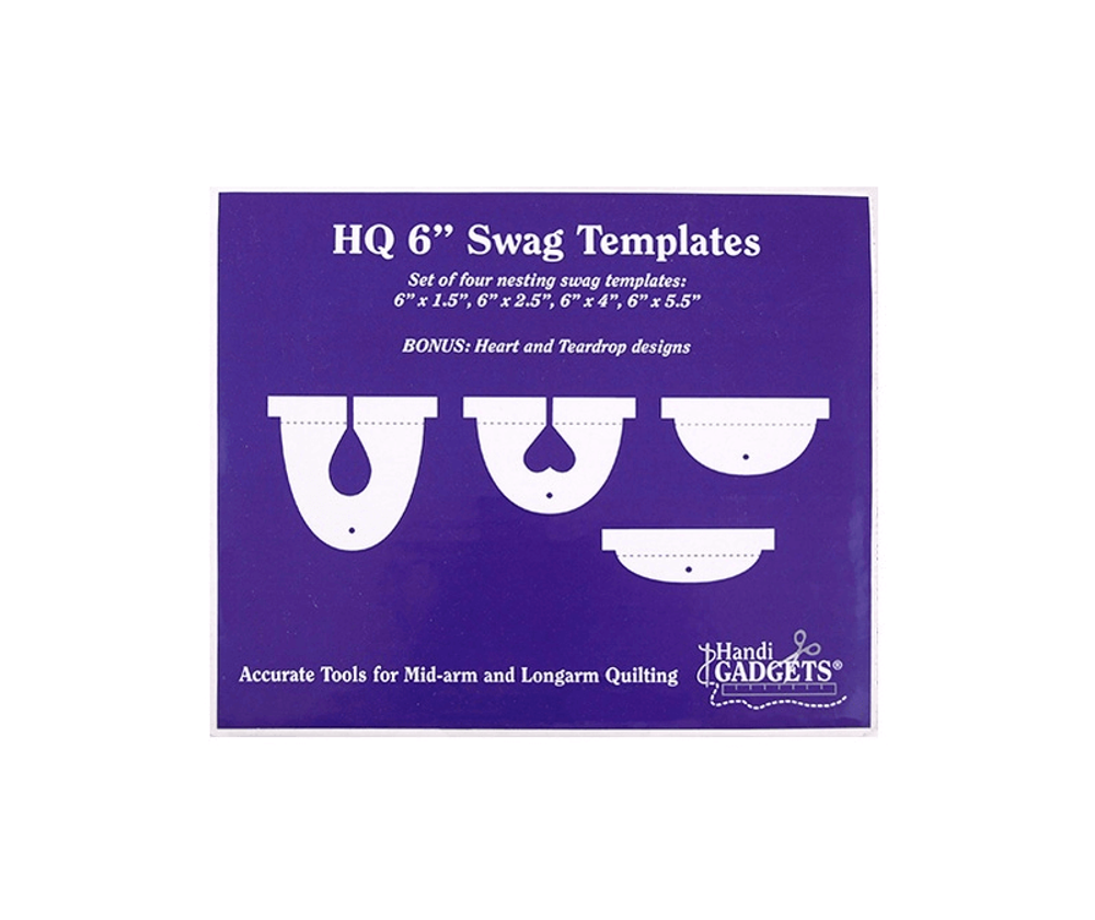 Набор линеек 6" Фестоны Handi Quilter, HG00606, Handi Quilter, 1 шт