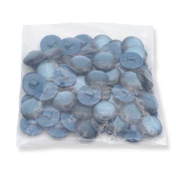 Пуговицы на ножке 32L (20мм), пластик (col.19 синий), 72 шт, CR P-45