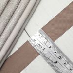 Лента репсовая (в рубчик) 25.0 мм, 075 серо-коричневый, уп.18,28 м