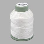 Нитки капроновые 500К, 50м, 001 белый, 9 катушек