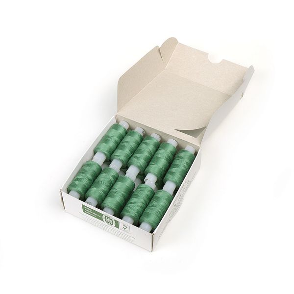 Нитки армированные ПНК им.Кирова 45ЛЛ, бытовые, 200 м / 20 кат., 3504 зеленый