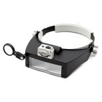 Лупа налобная с подсветкой 1.5-11х