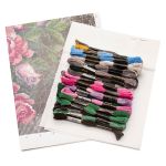 Набор для вышивания нитками Hobby&Pro, Розы, 29х23 см