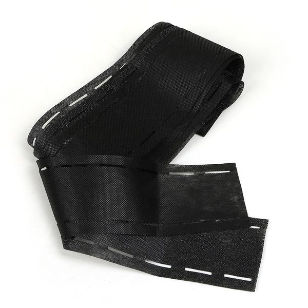 Лента корсажная клеевая перфорированная 60.0 мм / 5±0.5 метров, 40 г/м², 10-40-10 черный 6760B