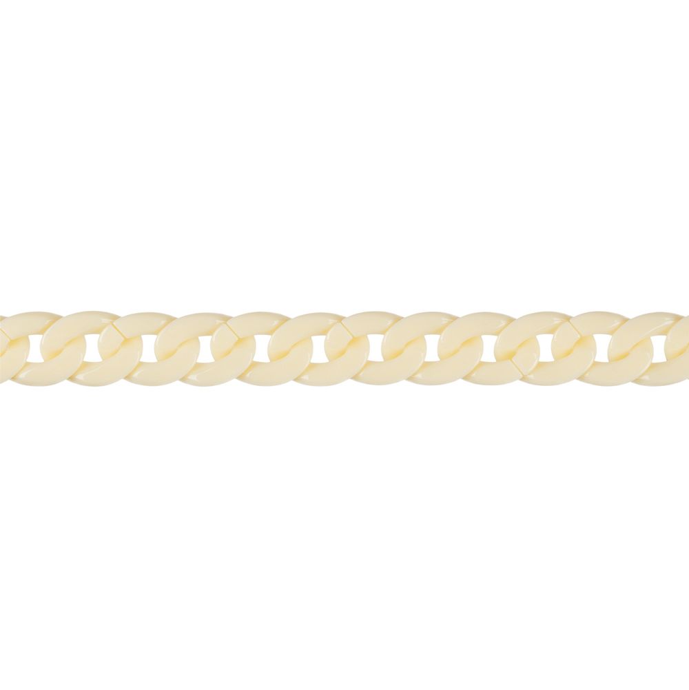 Цепочка для сумки, пластик 60 см, 1 шт, 12 слоновая кость, Gamma MPE-02