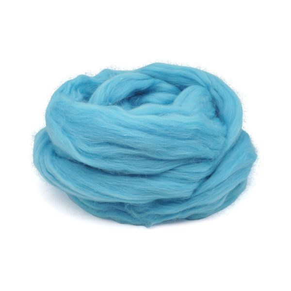 Шерсть для валяния Троицкая тонкая 1х100 г (до 23 мкр), 519 венерин башмачок