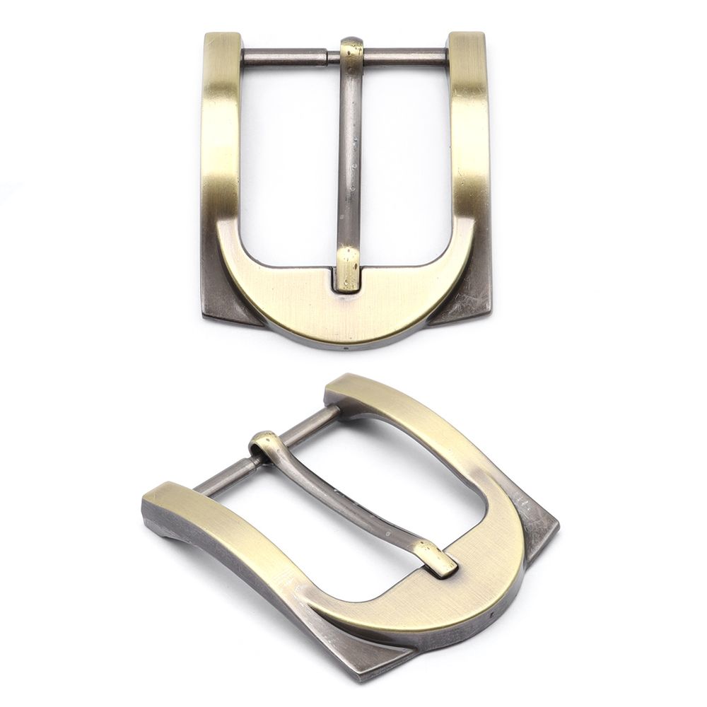 Пряжка ременная металл 33,5 мм (тертая бронза), 4 шт