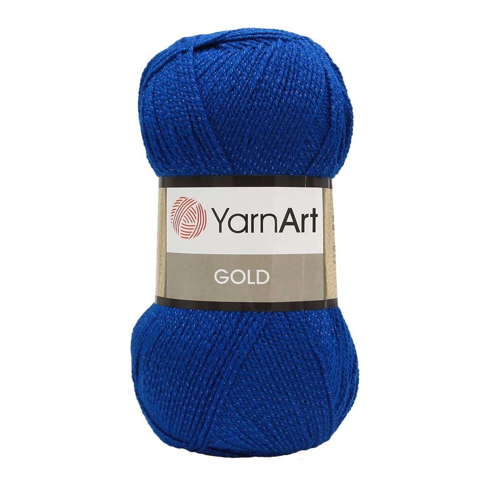 Пряжа YarnArt (ЯрнАрт) Gold / уп.5 мот. по 100 г, 400м, 9045 синий